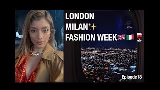 ロンドン、ミラノのファッションウィークの裏側をはじめて動画に撮ってみたよ🇬🇧🇮🇹🍷✨ 【2020 Fashion Week】 [upl. by Navonoj613]