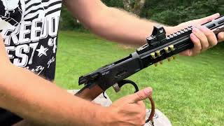 Full review of the GForce Arms LVR357 Huckleberry A sub 800 tactical lever action [upl. by Suoicserp]