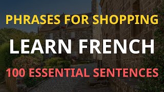 Learn 100 French Phrases For Beginners and Intermediates  Shopping and Consumer Habits [upl. by Selinski]