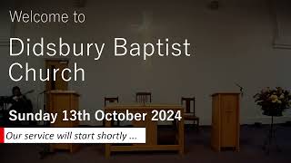 DBC Sunday Worship 13th October 2024 [upl. by Rases109]