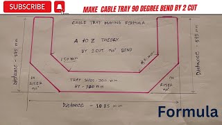 Cable Tray Double 90 Degree Bend Formula [upl. by Walston314]