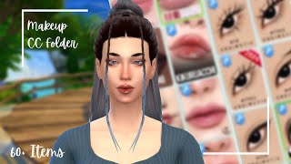 Sims 4 Makeup CC Folder FREE DOWNLOAD  60 items [upl. by Kennet]