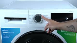 Bosch Washing Machine Serie 4  How to Manage Button Sounds  Control Button Notifications [upl. by Oriana]