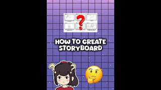 How to create storyboard ❓💫  shorts storyboard [upl. by Yenoh]