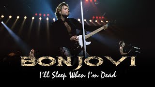 Bon Jovi  Ill Sleep When Im Dead Subtitulado [upl. by Hgielrahc338]