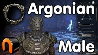 Elder Scrolls Online  Argonian Male  Character Creation [upl. by Rocca]