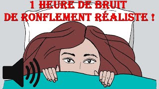 1 Heure de bruit de personne qui ronfle 😴 version féminin [upl. by Nitneuq113]