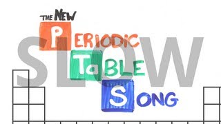 SLOW quotThe NEW Periodic Table Song In Orderquot AsapSCIENCE 2013 [upl. by Nnagrom]