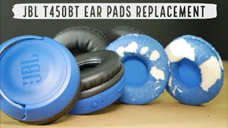 How To Remove amp Replace JBL T450BT or T450 Earpads Cushions [upl. by Tab]