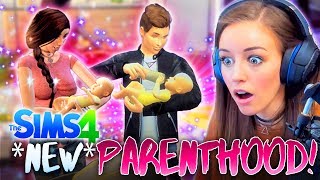 👶CLARES FINAL BIRTH  PARENTHOOD DLC🎉 The Sims 4 21 🏡 [upl. by Chiarra]