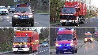 Großbrand Gewerbegebiet Steinfurt  Einsatzfahrten Feuerwehr Stolberg amp überörtliche Einsatzkräfte [upl. by Broeker]