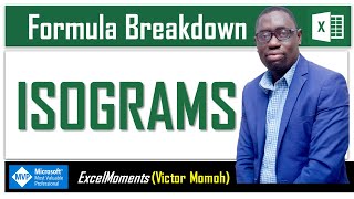 Excel formula challenges  Isograms [upl. by Lenahtan]