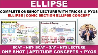 ELLIPSE  ELLIPSE TRICKS amp PAST PAPERS  ONE SHOT LECTURE  ECAT  NET  BCAT  SAT  NTS [upl. by Maise859]