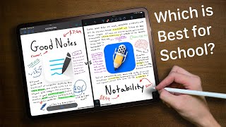 GOODNOTES VS NOTABILITY Which is Best for School InDepth Comparison [upl. by Roanna]