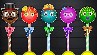 Finger Family  Cake Pop Finger Family  Lollipop songs  Childrens Nursery Rhymes [upl. by Niwrad933]