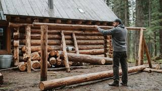 Living OffGrid in a Cabin Grouse Hunting and Homesteading Adventure [upl. by Merlina]