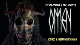 OMEN  Ritual Voices amp War Chants Kontakt library  INSTRUMENTS SOUND DEMO [upl. by Namyl303]