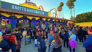 🔴 LIVE Knotts Scary Farm 2024 Opening Night Shows Crowds Haunted Houses amp More [upl. by Persson]