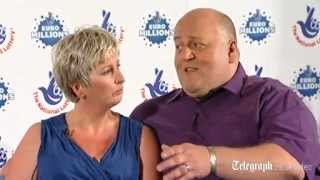 Euromillions lottery jackpot winners Winning £1486m is slightly frightening [upl. by Warring]