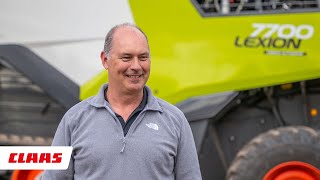 CLAAS LEXION 7700  Crop Spraying Services [upl. by Samled]