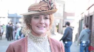 On set of Murdoch Mysteries with Helene Joy [upl. by Bowerman]