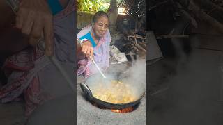 দিদিমার রান্নার রেসিপি village grand ma recipe shorts youtubeshortsshortsfeedtraditonal cook [upl. by Dehlia]