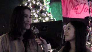 Holiday Party Interview with Booboo Stewart [upl. by Lenoil630]