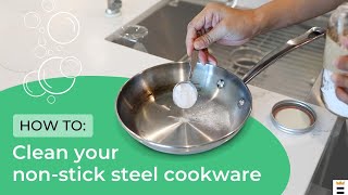 How to Clean NonStick Cookware Tips for NonStick Pans [upl. by Nojid]