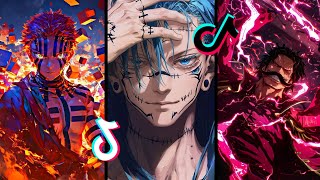 Anime Edit🍷Badass Anime🗿 Moments Tiktok compilation PART 100 in 4K [upl. by Cooper]