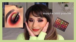 morphe 3503 eyeshadow tutorial  giveaway 🙈 CLOSED [upl. by Joceline]