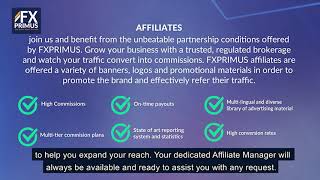 Become an FXPRIMUS AFFILIATE today [upl. by Egas117]