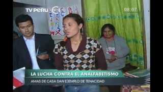 Madres de familia dan ejemplo de superación luchan contra el analfabetismo [upl. by Hanway584]