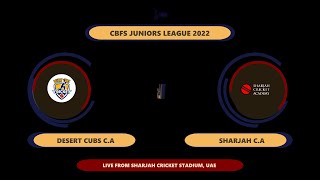 Sharjah CBFS Juniors League 2022  Under 17 [upl. by Yirinec]