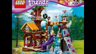 LEGO® Friends 41122 Спортивный лагерь дом на дереве Инструкция по сборке [upl. by Muns797]