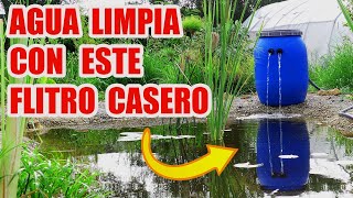 Como Hacer un FILTRO CASERO Muy FACIL casi GRATIS [upl. by Adnirod482]