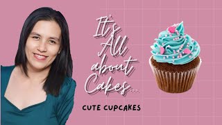 Lets decorate a cupcake cupcake cupcakes cakedecoarating [upl. by Elodia]