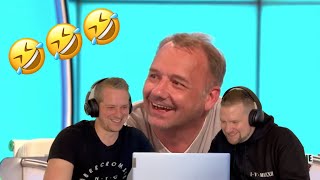 British Guys React to Bob Mortimer on WILTY Breaking an Apple in Half with bare hands [upl. by Leigha]