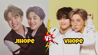 JIHOPE vs VHOPE  Jimin And Taehyung Proving Their Hobi Ship Is Better [upl. by Ikim]