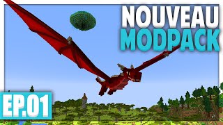 UN DÉPART CHAOTIQUE   Minecraft Moddé  Chroma Technology 2  Ep 1 [upl. by Kentigerma]