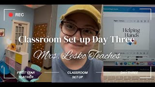 KINDERGARTEN CLASSROOM SET UP DAY 3 [upl. by Aikemit]