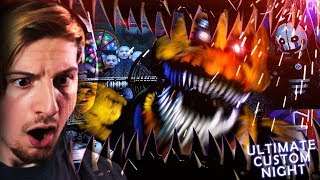 UH WHY ARE WE IN AN ANIMATRONICS MOUTH  2020 mode win  FNAF Ultimate Custom Night [upl. by Marquez]