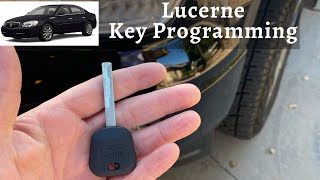 How To Program A Buick Lucerne Key 2006  2011 DIY Transponder Chip Ignition  All Keys Lost [upl. by Ennayrb]