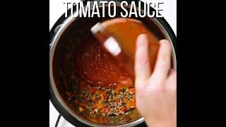 Instant Pot Bolognese Sauce sauce easyrecipes instantrecipe [upl. by Fu649]