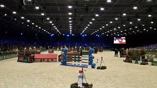 Derby Cross Indoor  Karim Florent Laghouag et Punch de lEsques  Salon du Cheval 2017 [upl. by Anehsak]