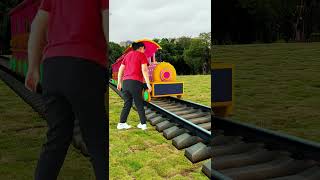 Special effects Animated train that stops when you wave 2 [upl. by Home]