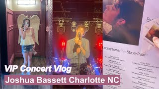 Joshua Bassett VIP Concert Vlog Charlotte NC [upl. by Jovia]