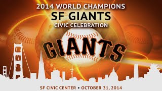 2014 Giants World Series Championship Celebration [upl. by Nannarb]