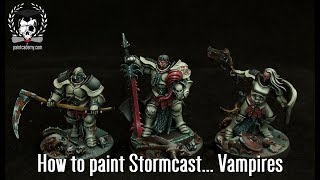 How to paint Stormcast Vampires  Paintcademy [upl. by Ayaros]