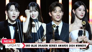 Winners Of The 3rd Blue Dragon Series Awards Kdrama vs Cdrama [upl. by Auqeenahs]