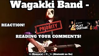 WAGAKKI BAND REACTION  Reading Your Comments [upl. by Ty]